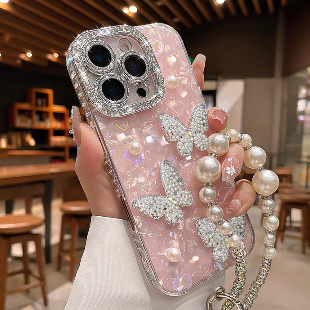 ハートグリッター携帯電話ケース Apple iPhone 1 - Phone Cases Best のレビューと価格
