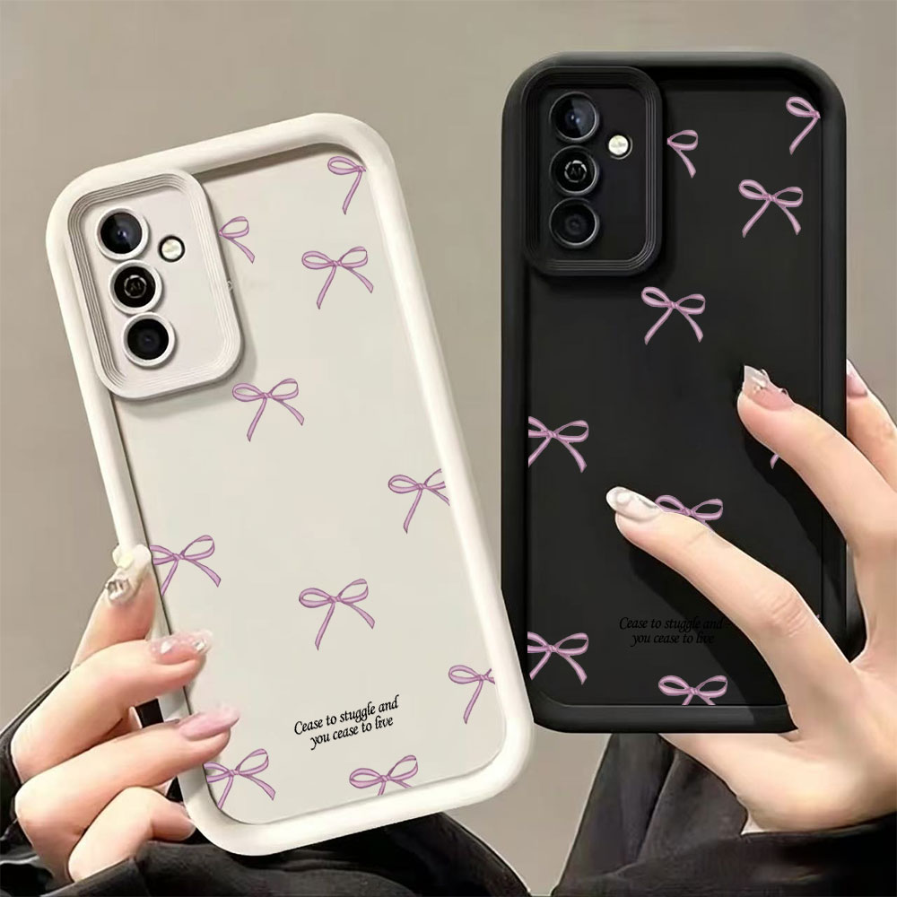 ピンクのリボン柄ソフトTPUスマホケース Samsung G - Phone Cases Samsung S25 のレビューと価格