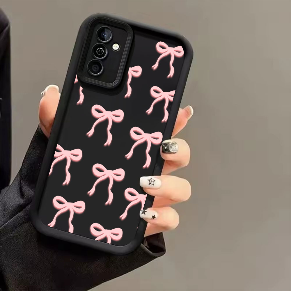 ピンクのリボン柄ソフトTPUスマホケース Samsung G - Phone Cases Samsung S25 のレビューと価格