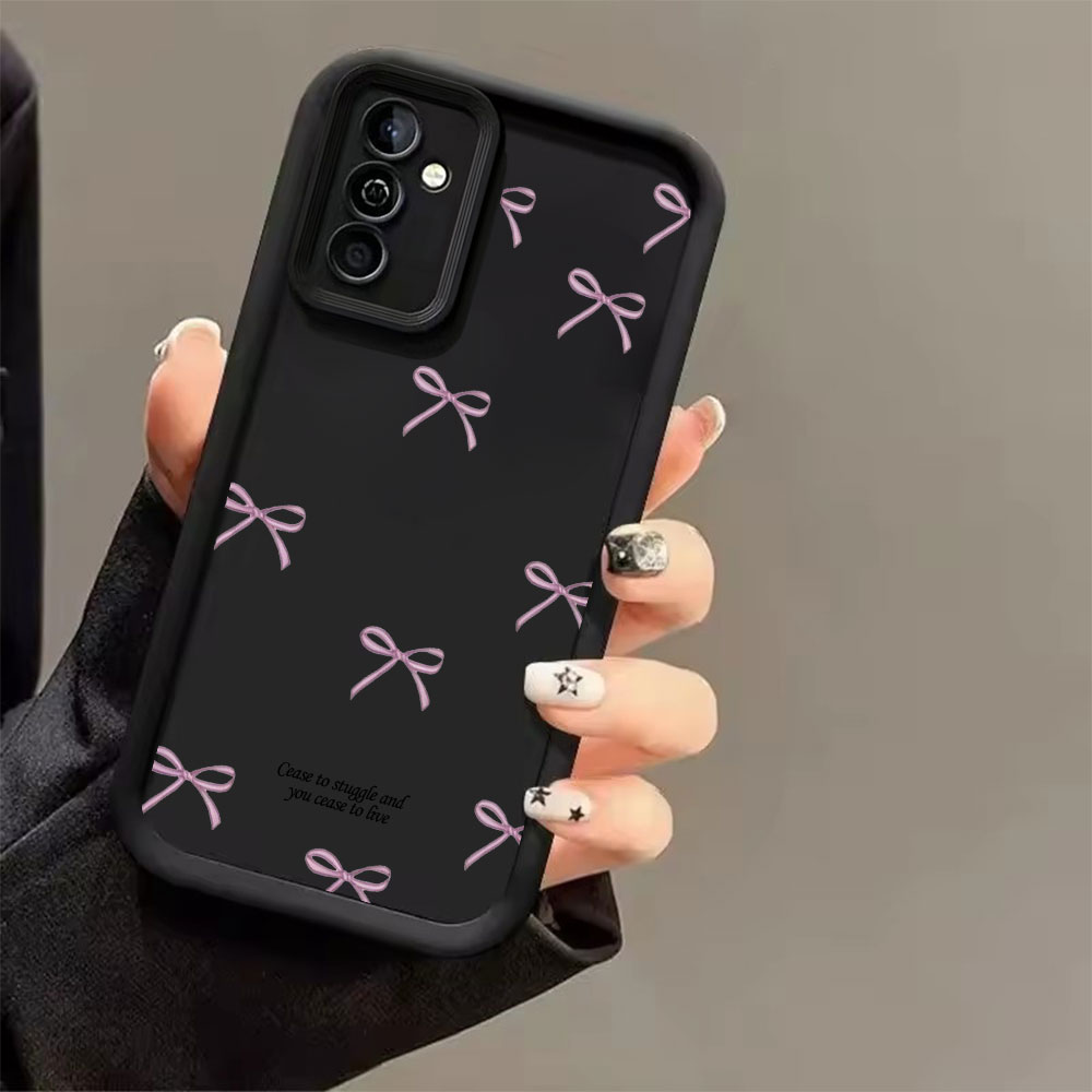 ピンクのリボン柄ソフトTPUスマホケース Samsung G - Phone Cases Samsung S25 のレビューと価格
