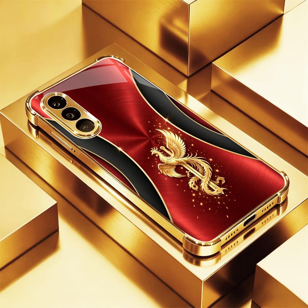 新しい豪華なフェニックスプリントのスマホケース s26 ul - Phone Cases Quad Lock のレビューと価格