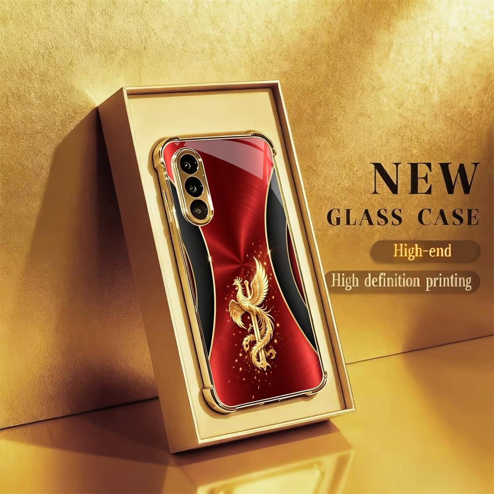 新しい豪華なフェニックスプリントのスマホケース s26 ul - Phone Cases Quad Lock のレビューと価格
