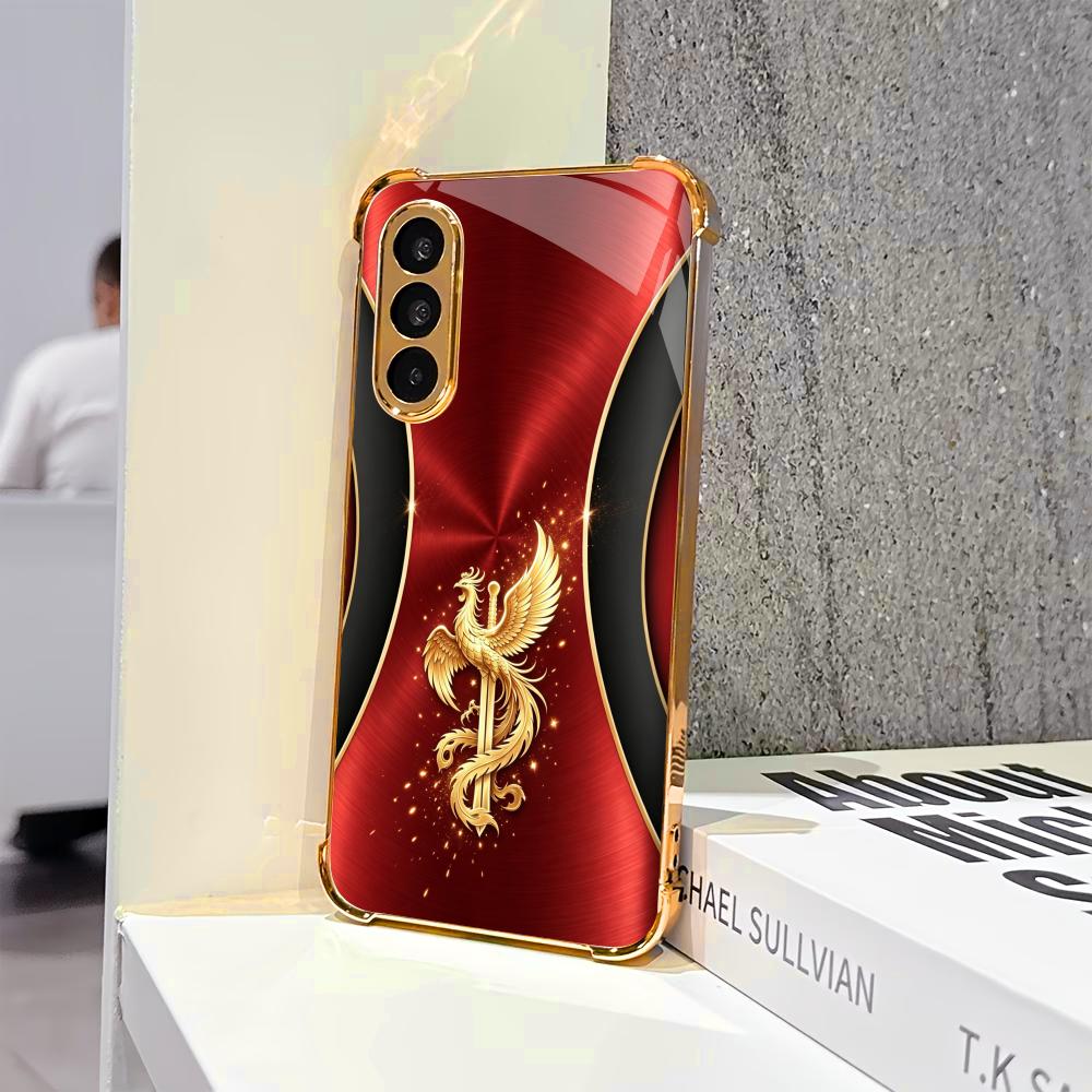 新しい豪華なフェニックスプリントのスマホケース s26 ul - Phone Cases Quad Lock のレビューと価格