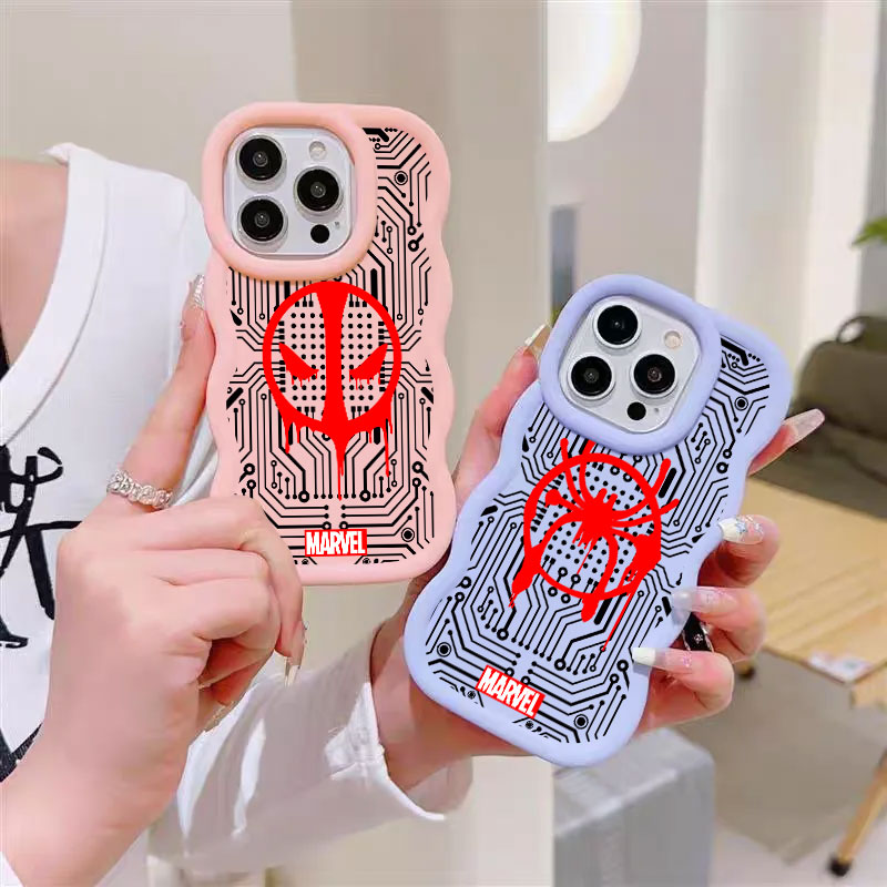 マーベル デッドプール スパイダーマン マイルズ・モラレス  - Phone Cases Men のレビューと価格