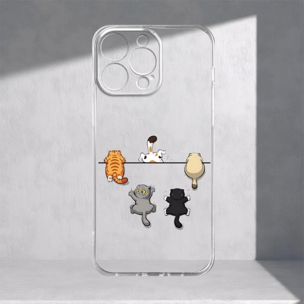 5匹のかわいい猫柄のスマホケース iPhone 11 12  - Phone Cases Xs のレビューと価格