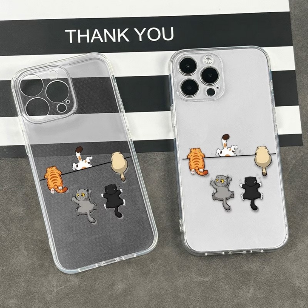 5匹のかわいい猫柄のスマホケース iPhone 11 12  - Phone Cases Xs のレビューと価格