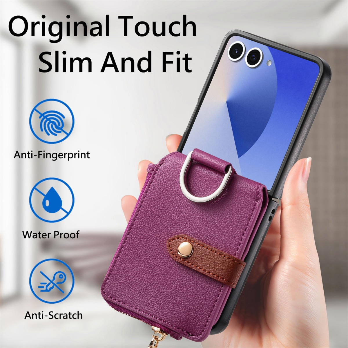 Samsung Galaxy Z Flip 8 7 6 5  - Phone Cases That Hold Cards のレビューと価格