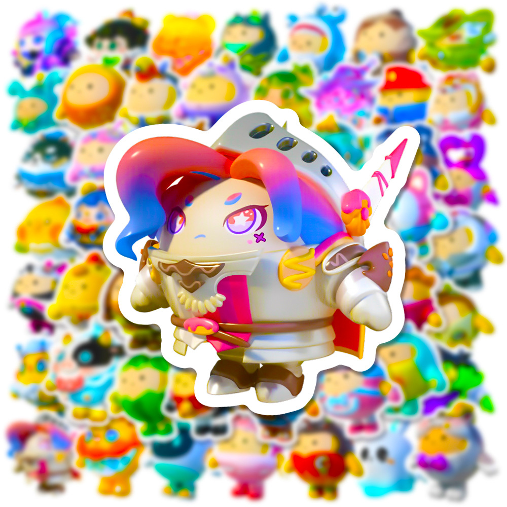 50 個かわいいエギーパーティー漫画ステッカーデカール DI - Phone Cases Kids のレビューと価格