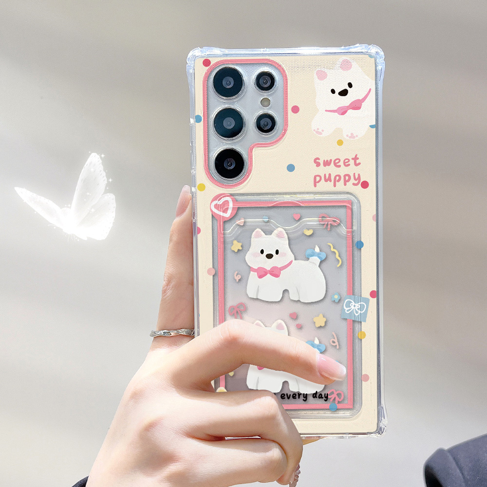 カードホルダー付きアニマル柄スマホケース Samsung G - Phone Cases That Hold Cards のレビューと価格