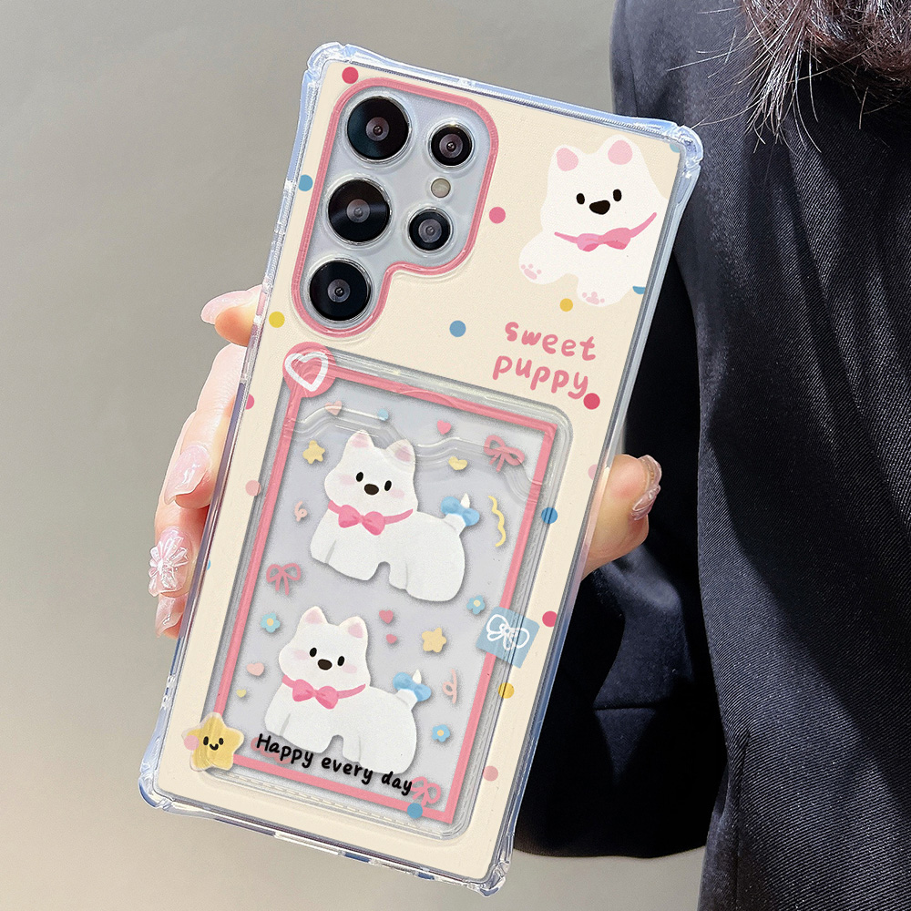 カードホルダー付きアニマル柄スマホケース Samsung G - Phone Cases That Hold Cards のレビューと価格