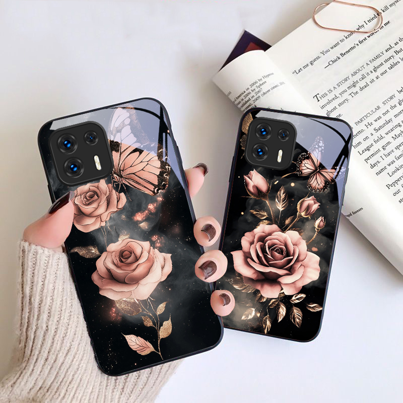蝶々愛ピンクローズ Motorola Moto G14 24 - Phone Cases Motorola のレビューと価格