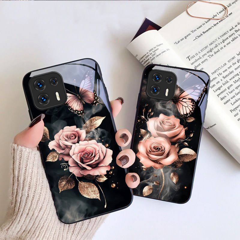 蝶々愛ピンクローズ Motorola Moto G14 24 - Phone Cases Motorola のレビューと価格