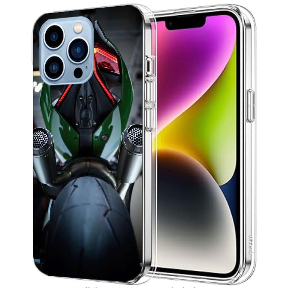オートバイの後輪排気管風スマホケース iPhone 17E  - Phone Cases Com のレビューと価格