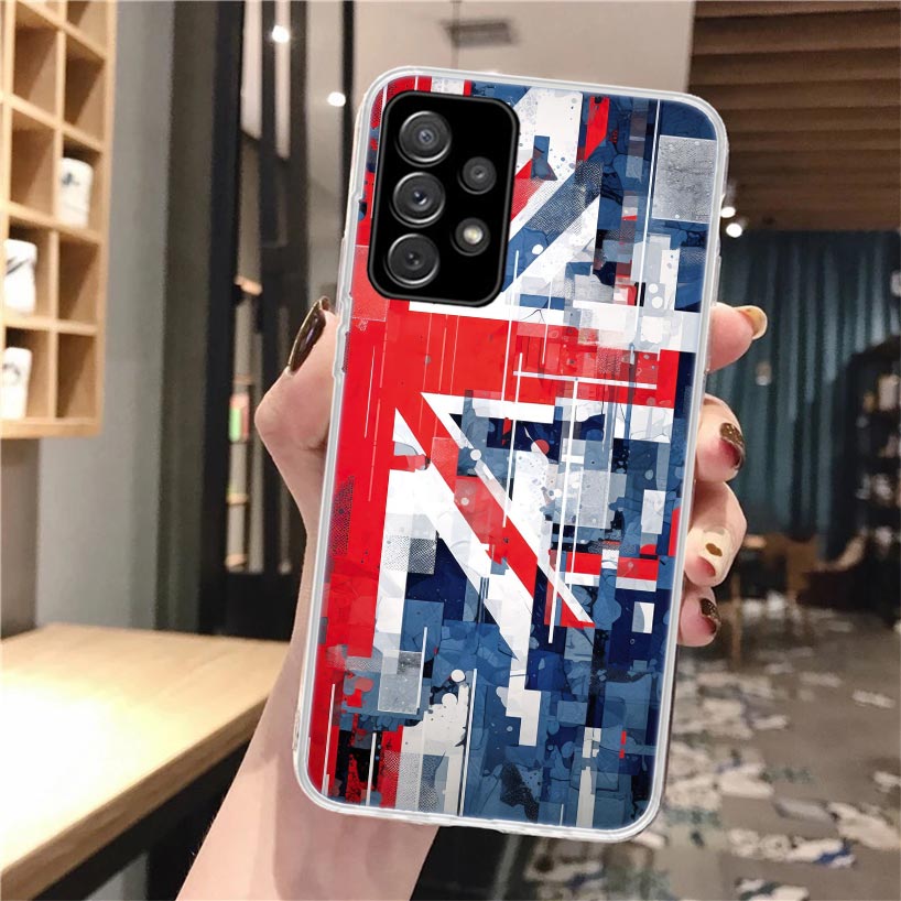 Union Jack England UK Flag Sil - Phone Cases Uk Samsung のレビューと価格