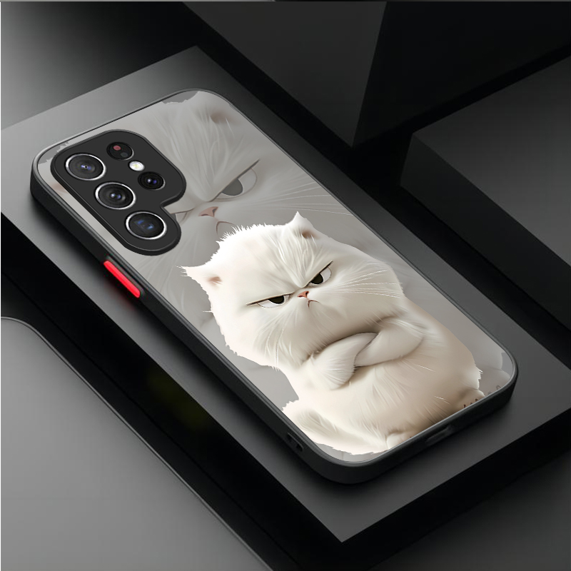 怒れる猫のカップルスタイルケース Samsung Galax - Phone Cases For Samsung S21 5G のレビューと価格