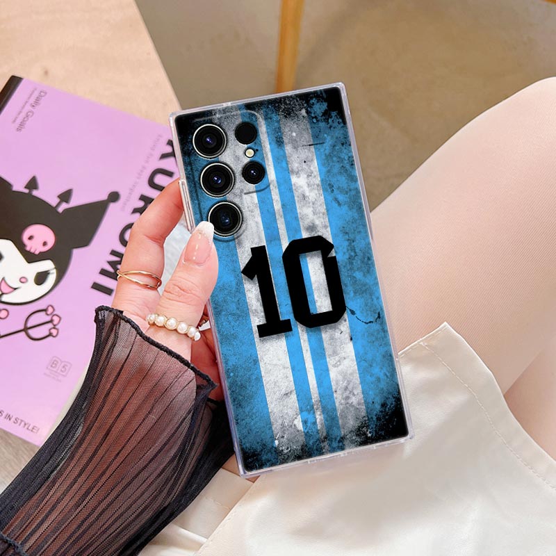 クールなサッカー番号10透明ケース Samsung Gala - Phone Cases For Samsung S21 5G のレビューと価格