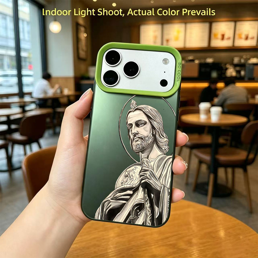 サン・ジュダス・タデオ柄デザインのiPhoneケース（iPh - Phone Cases Xs のレビューと価格