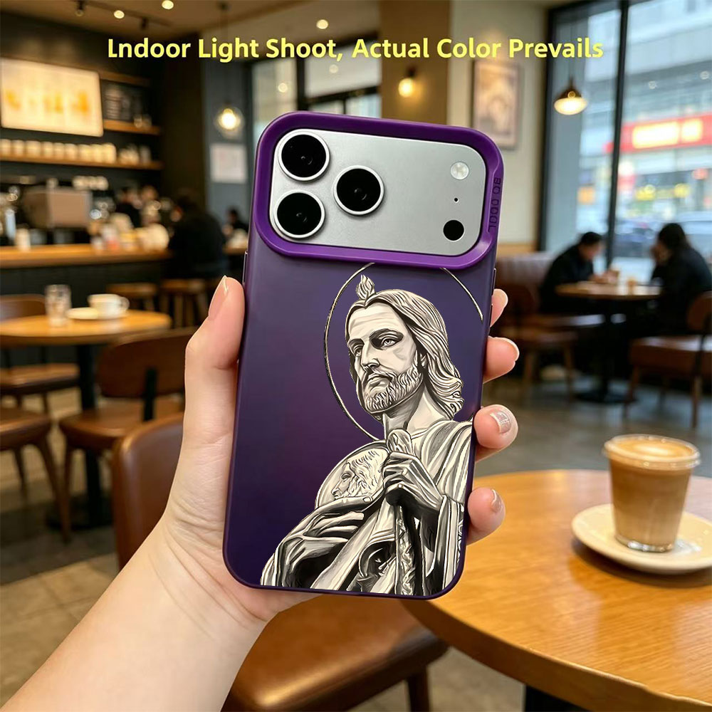 サン・ジュダス・タデオ柄デザインのiPhoneケース（iPh - Phone Cases Xs のレビューと価格