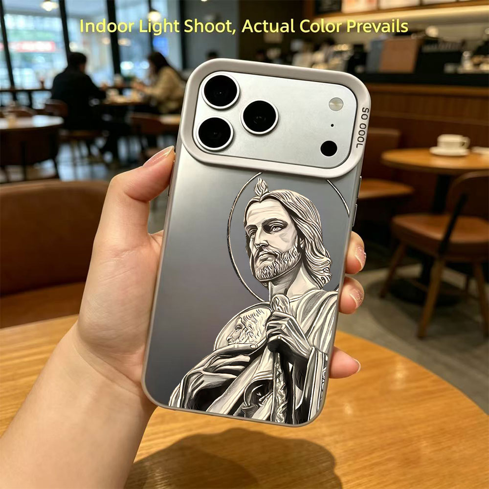 サン・ジュダス・タデオ柄デザインのiPhoneケース（iPh - Phone Cases Xs のレビューと価格