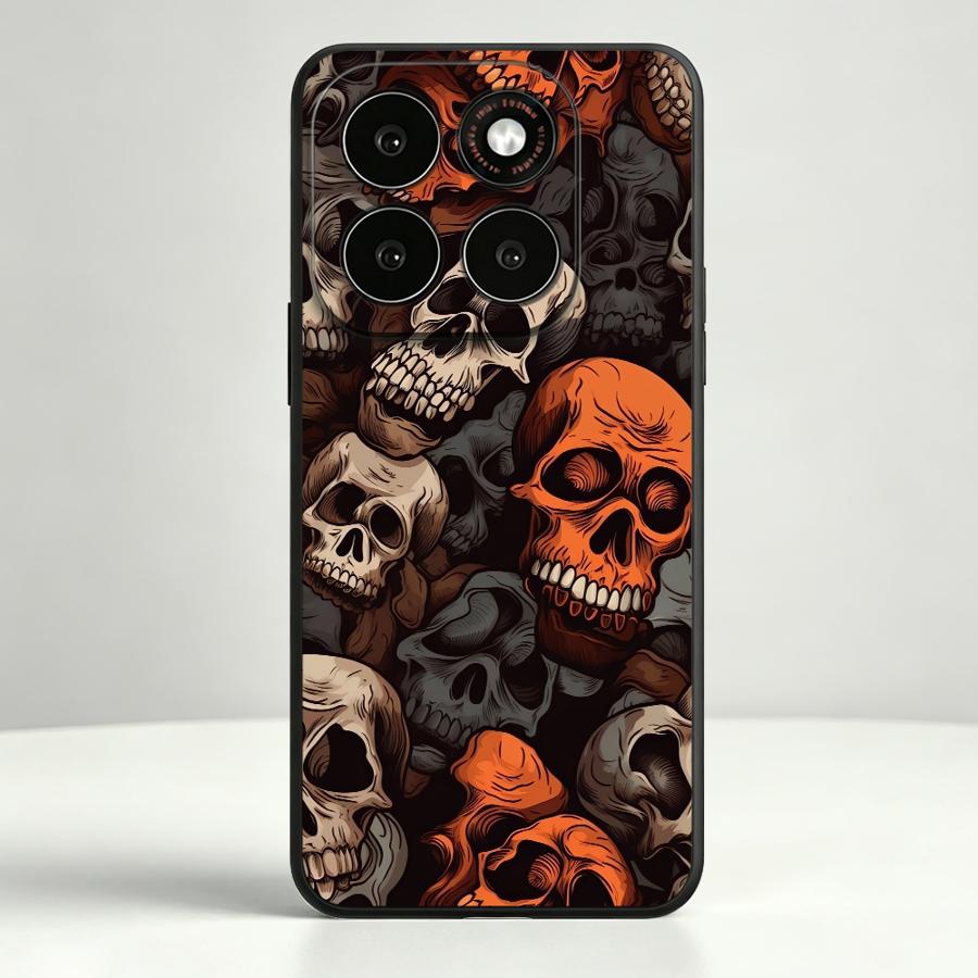 ヴィンテージスカルスタックフォンカバーケース Motorol - Phone Cases Motorola のレビューと価格