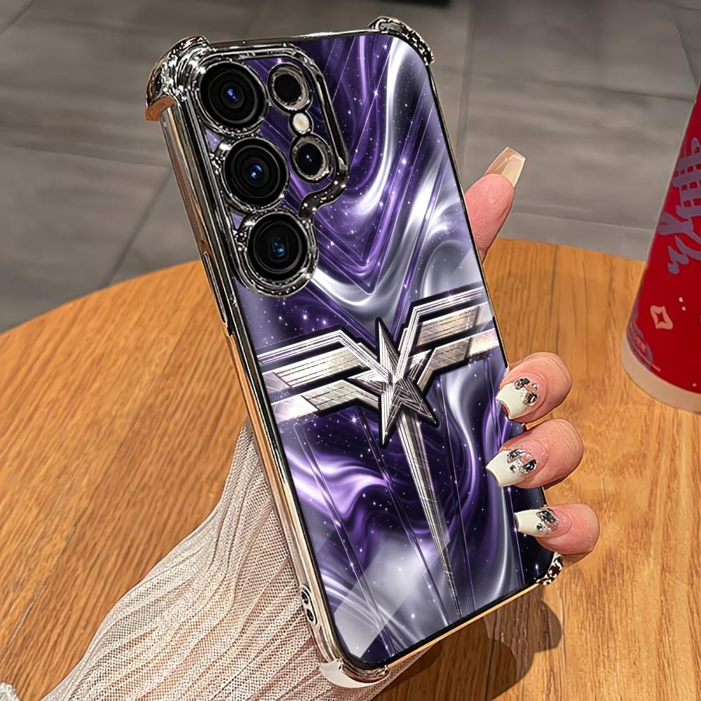 紫の宇宙星柄スマホケース S26 Ultraケース 폰케이스 - Phone Cases Quad Lock のレビューと価格