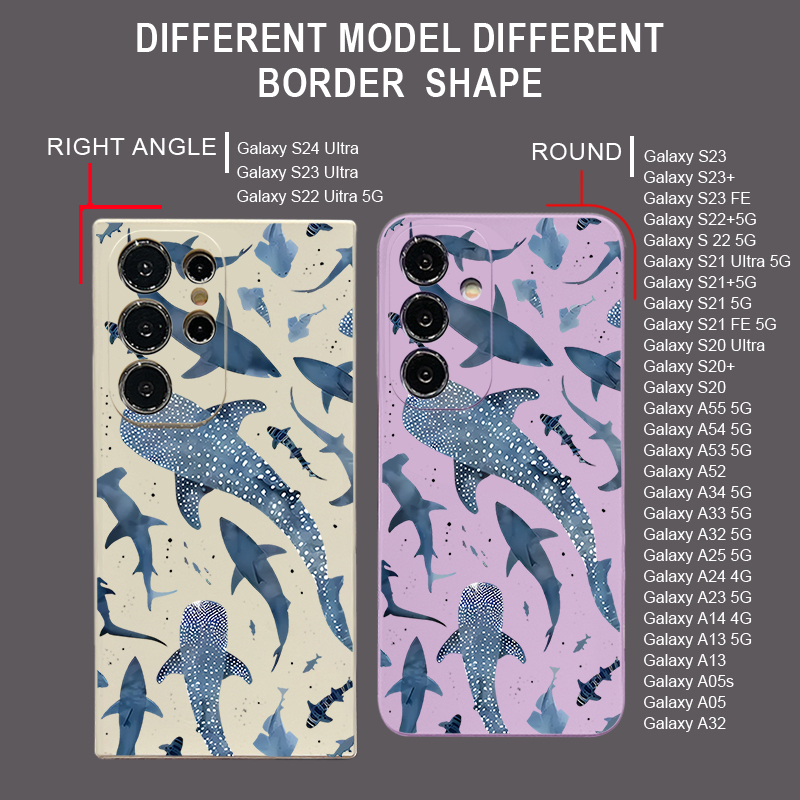 クジラ柄のランヤードケース Samsung Galaxy A - Phone Cases Samsung A14 のレビューと価格