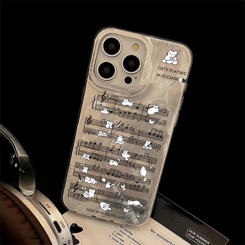 楽しい文字と音符柄のスマホケース Samsung Galax - Phone Cases Samsung A14 のレビューと価格
