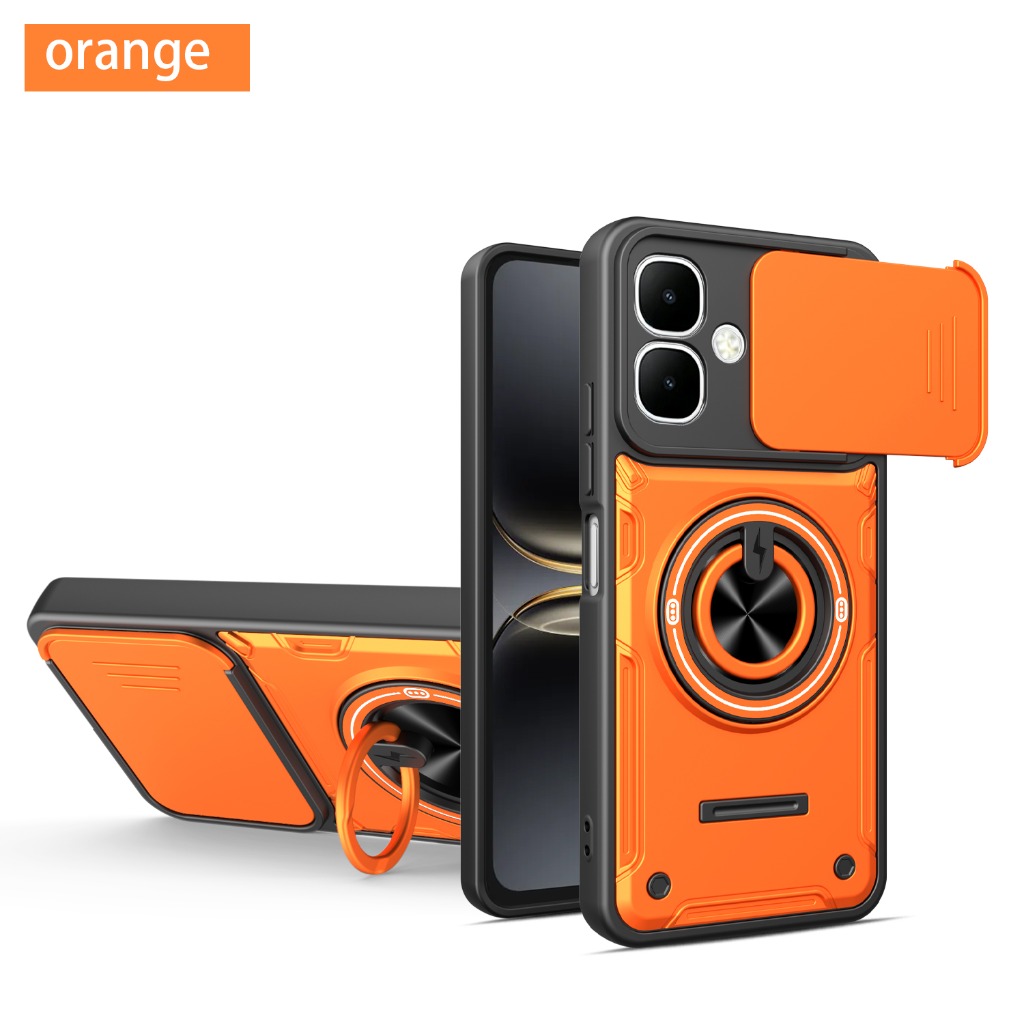 スライドカメラレンズプロテクター360 °   リングホルダ - Phone Cases Heavy Duty のレビューと価格