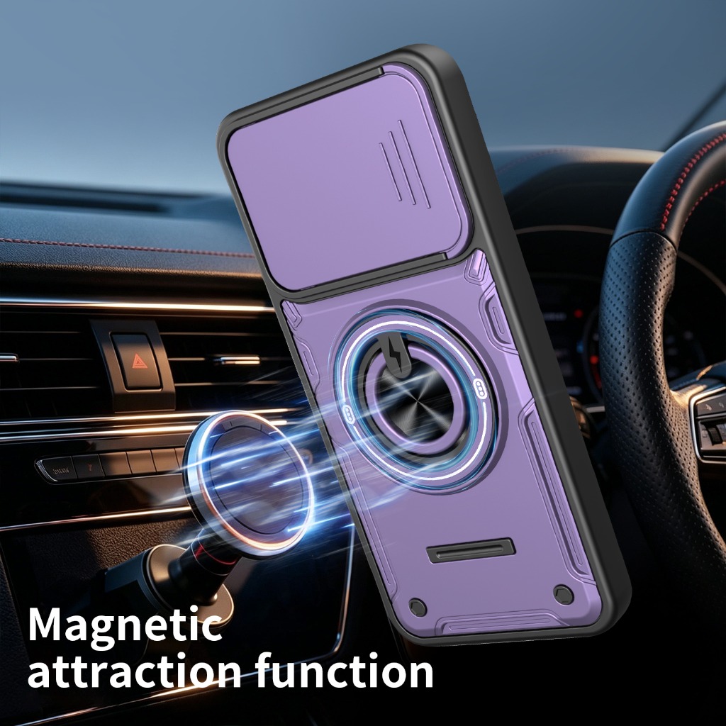 スライドカメラレンズプロテクター360 °   リングホルダ - Phone Cases Heavy Duty のレビューと価格