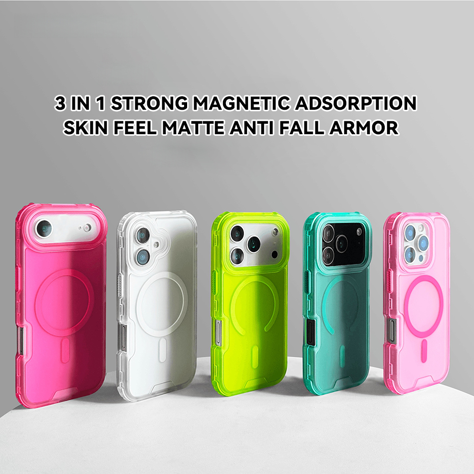 マグネット式3in1ネオンカラーヘビーデューティーMagSa - Phone Cases Heavy Duty のレビューと価格