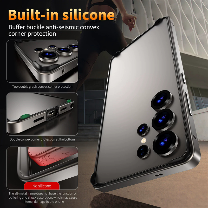 高級アルミ合金フレーム 薄型ベアマシンケース Samsung - Heat Dissipation Case のレビューと価格