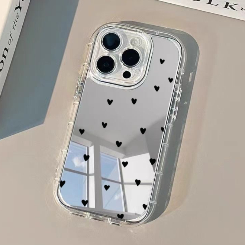 フルスクリーンハート柄スマホケース iPhone 17 16 - Phone Cases Best のレビューと価格
