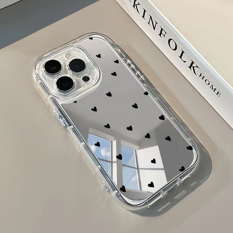 フルスクリーンハート柄スマホケース iPhone 17 16 - Phone Cases Best のレビューと価格