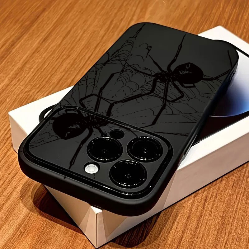クールな黒蜘蛛柄のiPhoneケース iPhone 11 1 - Phone Cases Xs のレビューと価格