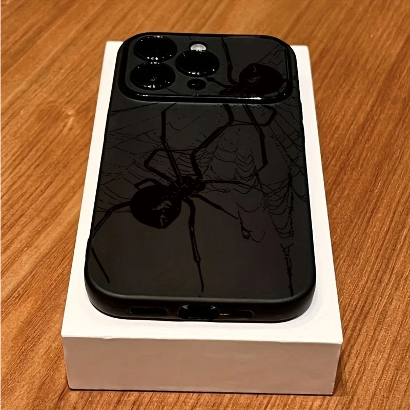 クールな黒蜘蛛柄のiPhoneケース iPhone 11 1 - Phone Cases Xs のレビューと価格