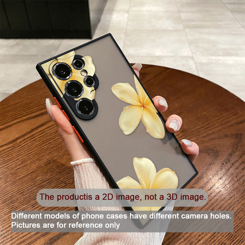 新鮮な花柄の夏らしい黄色の花柄プリントのスマホケース、Sam - Phone Cases Yellow のレビューと価格