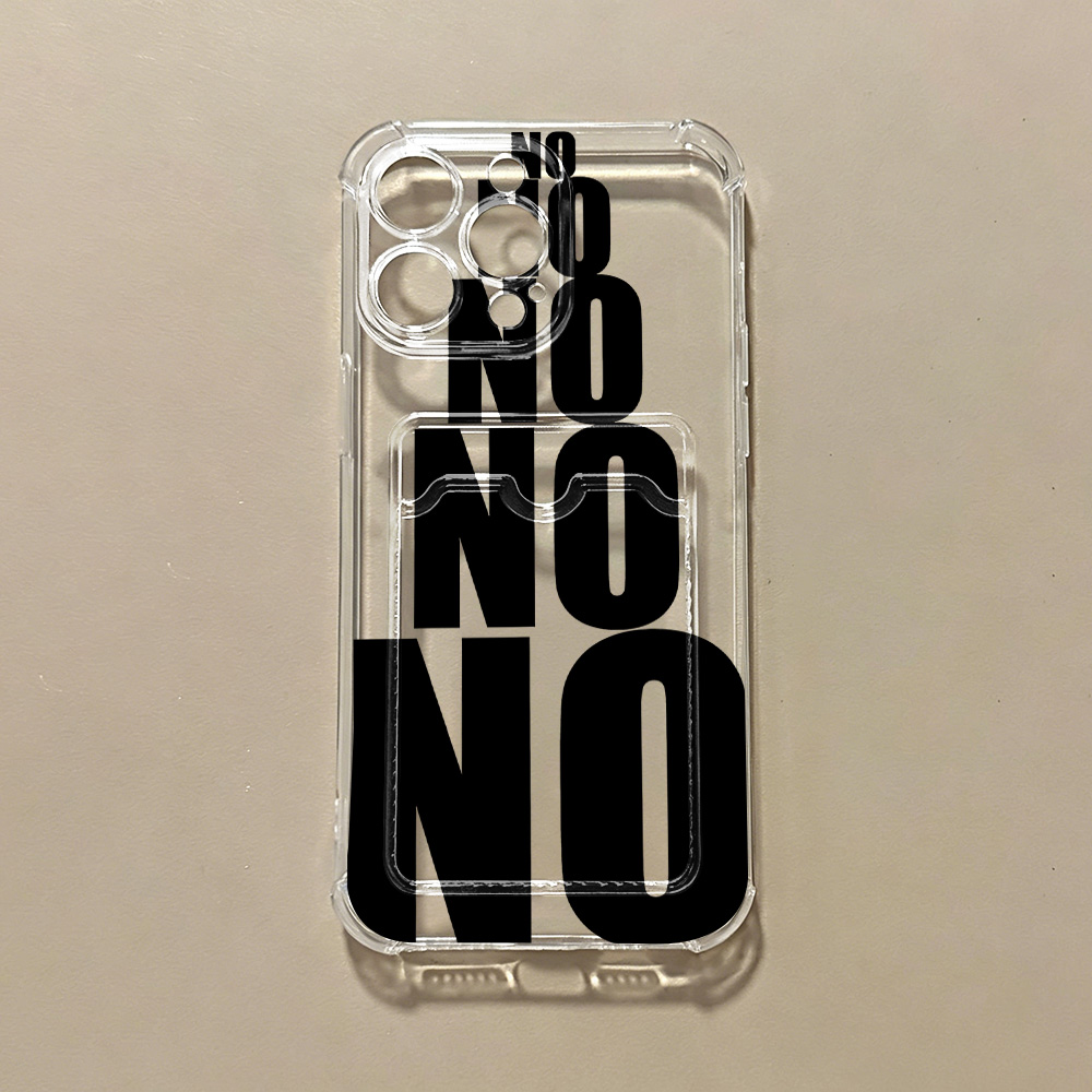 レター「Yes And NO SWAGS」カードホルダー付き - Phone Cases That Hold Cards のレビューと価格